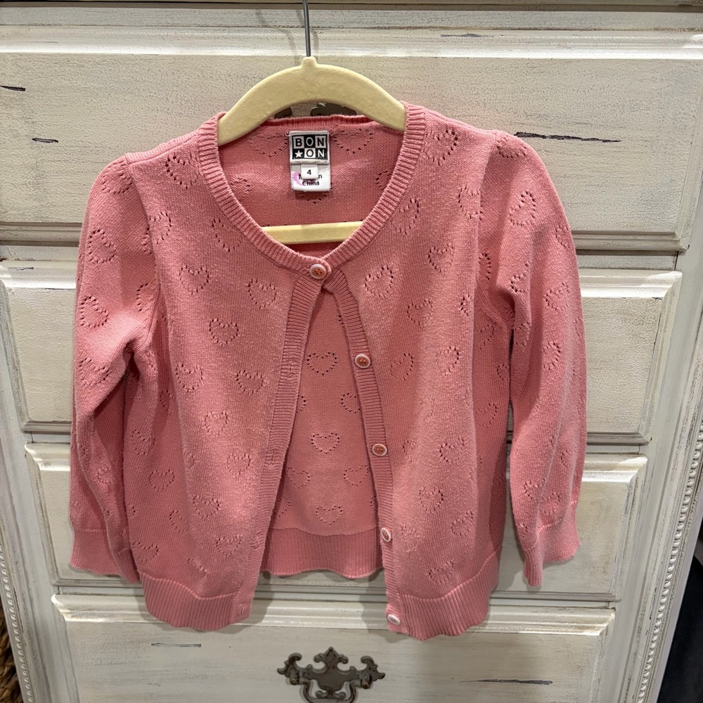 Bonton Pink Women's Cardigan